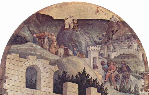 Adoración de los Reyes Magos, tabla principal