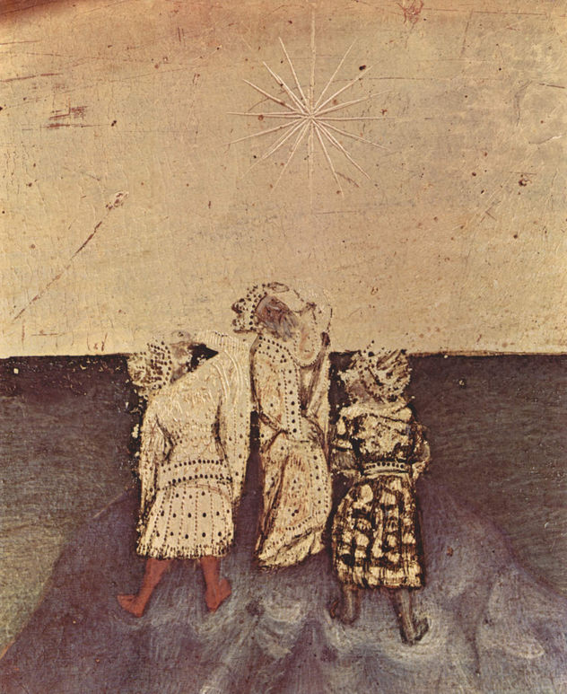 Adoración de los Reyes Magos, tabla principal