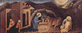 Adoration of the Magi, right predella panel