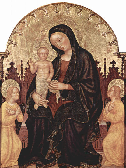 Madonna con dos ángeles 