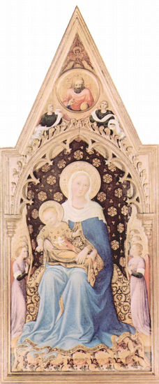 Quaratesi Polyptych, Main Panel, Scene 