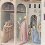 Quaratesi Polyptych, five predella panels with scenes from the life of Saint Nicholas of Bari (representations of miracles), scene