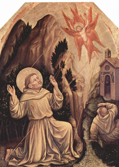 Stigmatization of Saint Francis. 