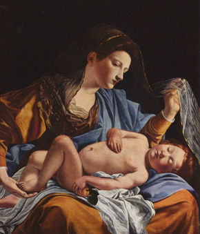 María con niño