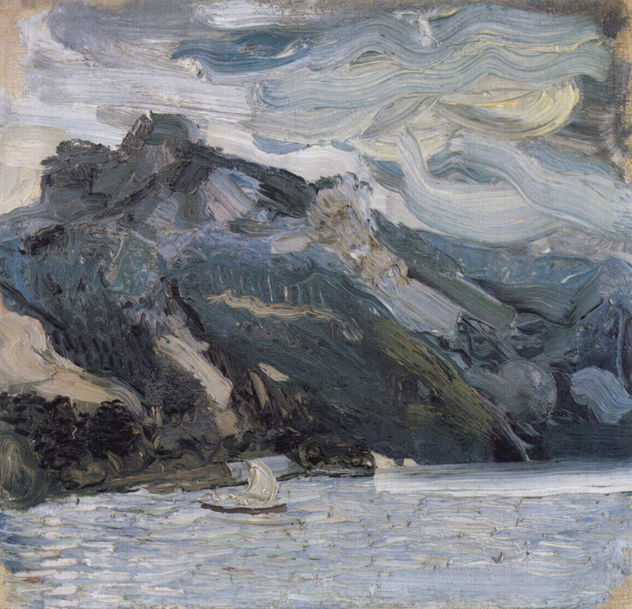 Traunsee con griega durmiendo