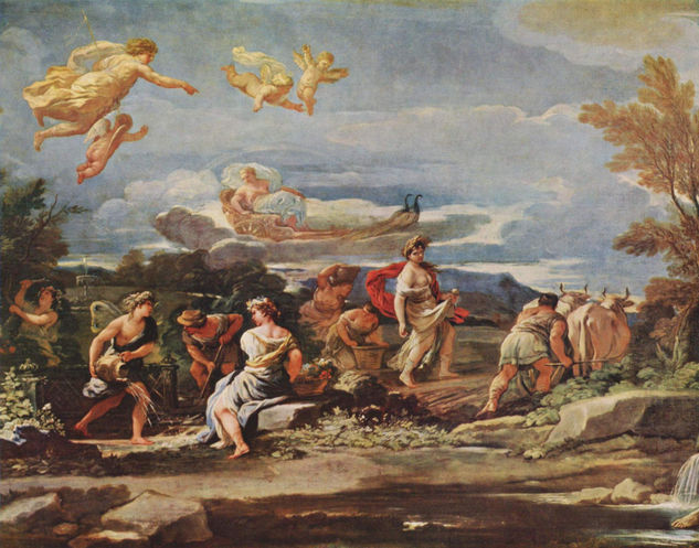 Escenas de la mitología 