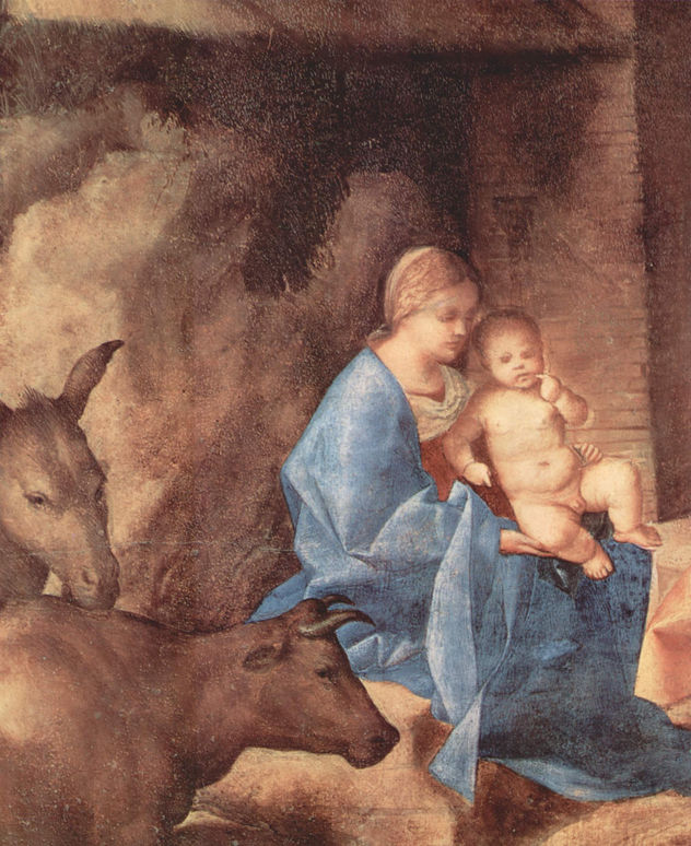 Anbetung der der Drei Heiligen Könige, Detail
