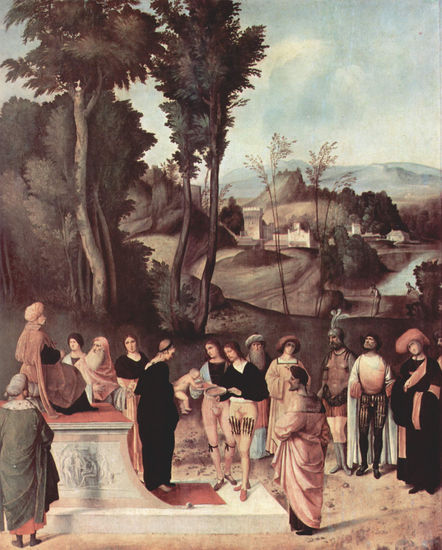 The Child Moses Before Pharaoh, Scene 