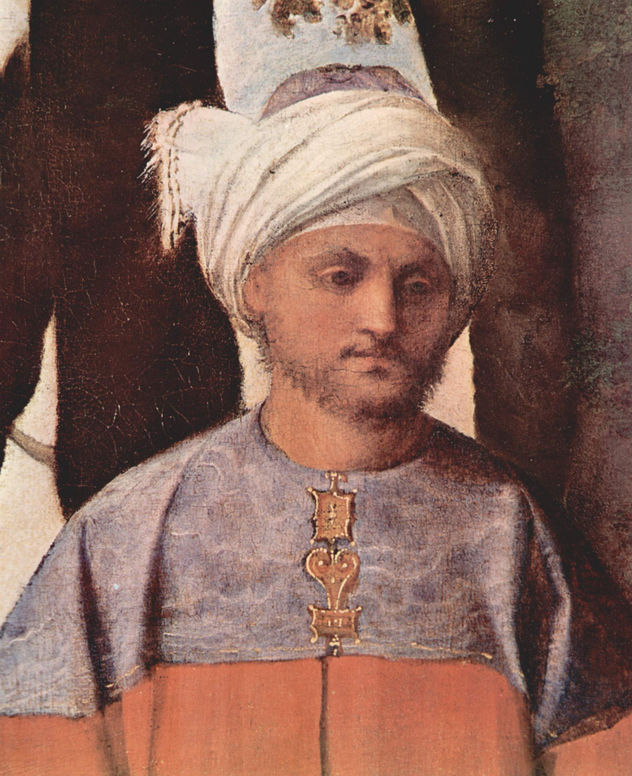 Los tres filósofos, detalle