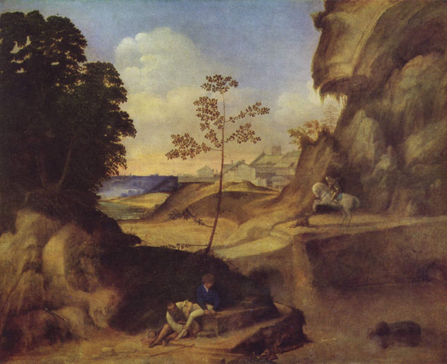 Landscape with Sunset