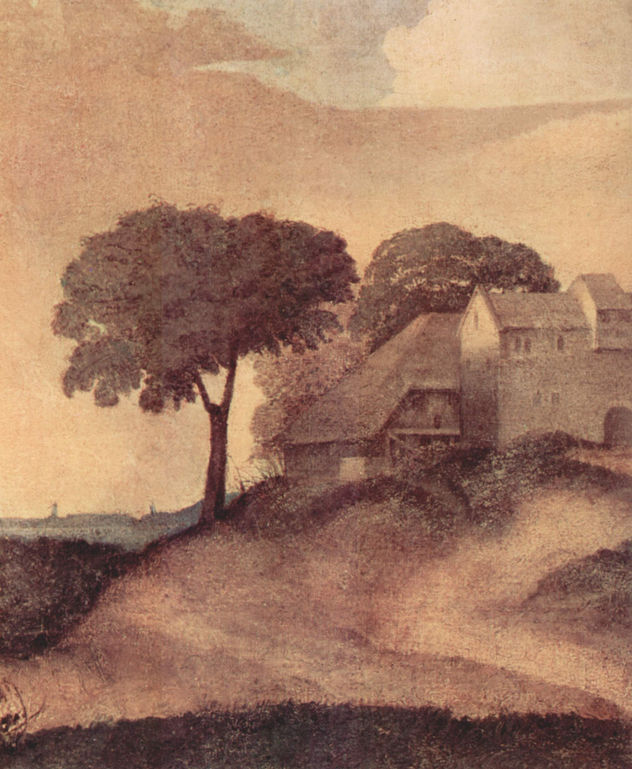 Schlummernde Venus, Detalle