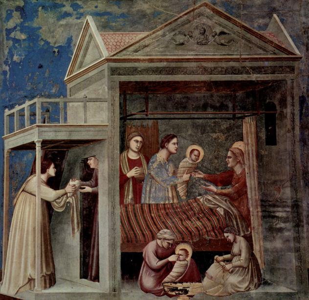 Cycle of frescoes in the Arena Chapel in Padua (Scrovegni Chapel), scene