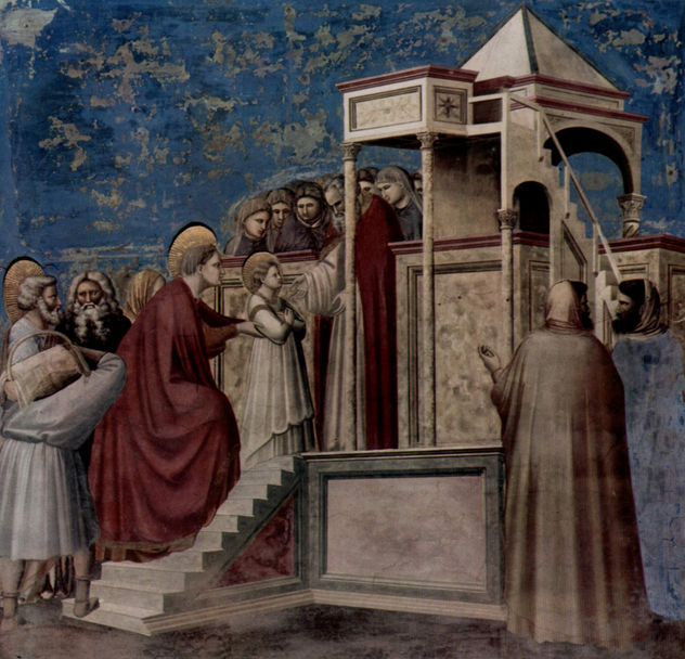 Cycle of frescoes in the Arena Chapel in Padua (Scrovegni Chapel), scene