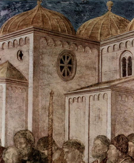 Cycle of frescoes in the Peruzzi Chapel, Basilica of Santa Croce in Florence, scene 