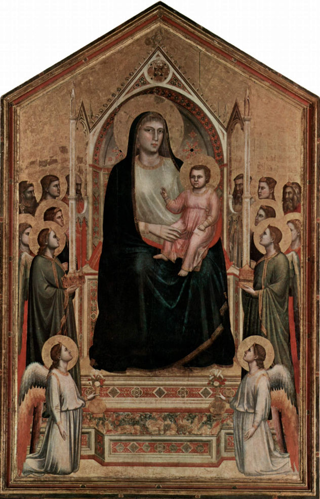 Maria entronizada con el niño