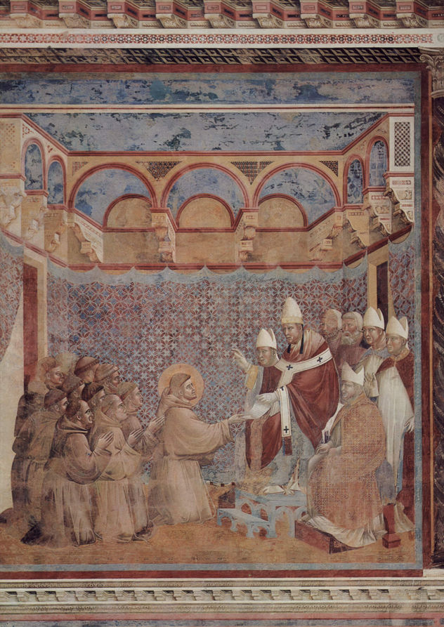 Freskenzyklus zum Leben des Hl. Franziskus von Assisi, Szene