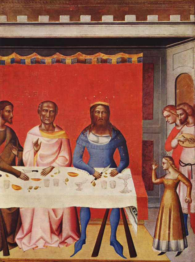 St. John the Baptist and Scenes from His Life, Detail