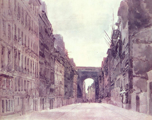 Rue Saint-Denis en París