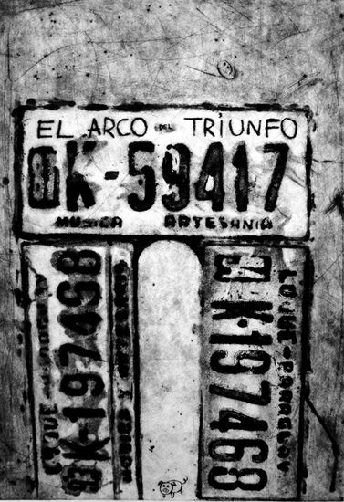 el arco del triunfo Rotogravure