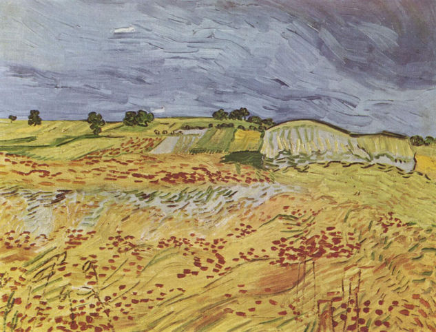 Landscape at Auvers under Rain 