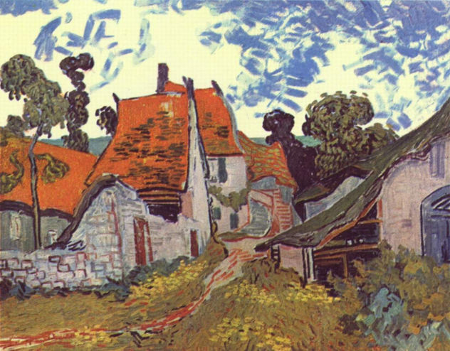 Calle y camino en Auvers