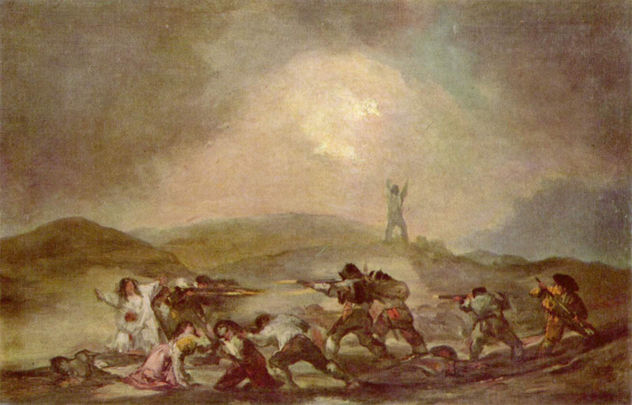 Ejecución de los insurrectos el 3 de mayo de 1808 en Madrid