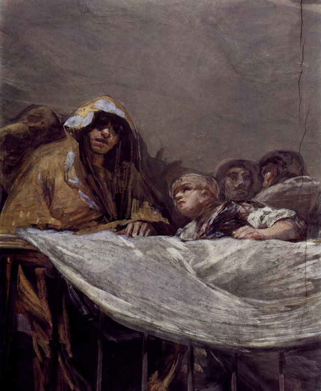 Kuppelfresko in San Antonio de la Florida, Madrid, Szene aus der Legende des Hl. Antonius von Padua
