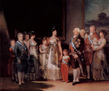 Porträt der Familie Karls IV., Detail