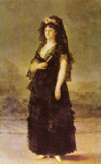 Portrait of Maria Teresa Cayetana de Silva, Duchess of Alba 