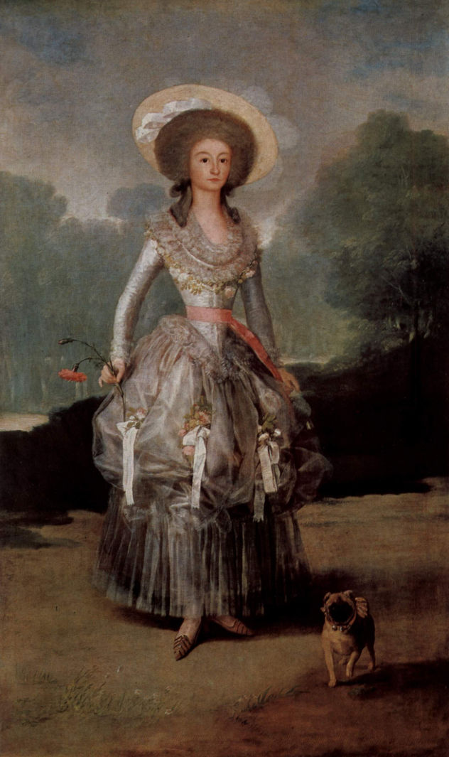 Porträt der Marquesa von Villafranca