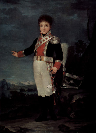 Portrait of Ferdinand VII in Royal Robes 