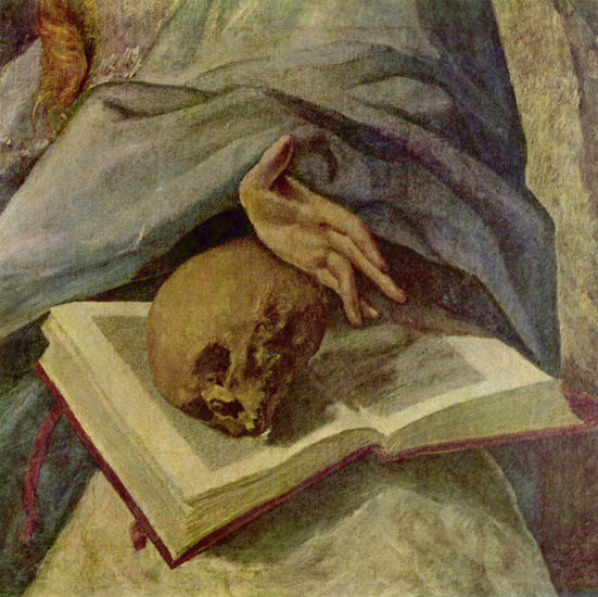 Maria Magdalena penitente, detalle 