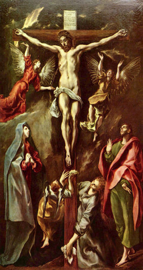 Christ on the Cross with Mary, John, and Mary Magdalene 