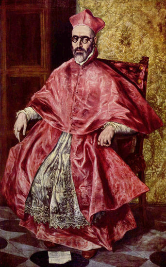 Portrait of the Cardinal of the Inquisition Don Fernando Niño de Guevara 