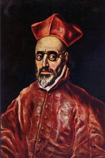 Portrait of the Cardinal of the Inquisition Don Fernando Niño de Guevara 