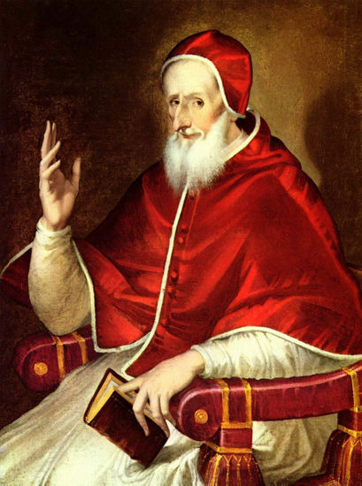 Portrait of Pope Pius V 