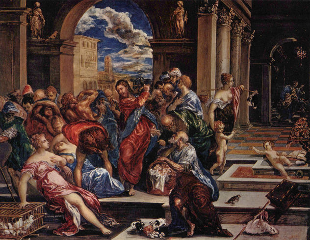 Expulsión de los mercaderes del templo
