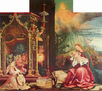 Isenheim Altarpiece, formerly the main altar of the Antonite monastery in Isenheim/Alsace, second exhibition side, central panel, scene.