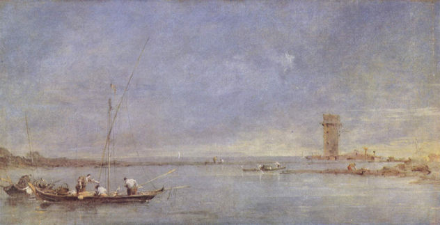 View from the Punta della Dogana towards the Chiesa della Salute