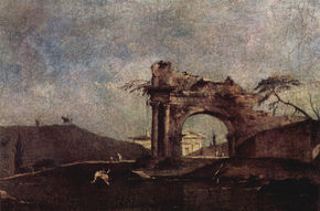 Capriccio with Pyramid