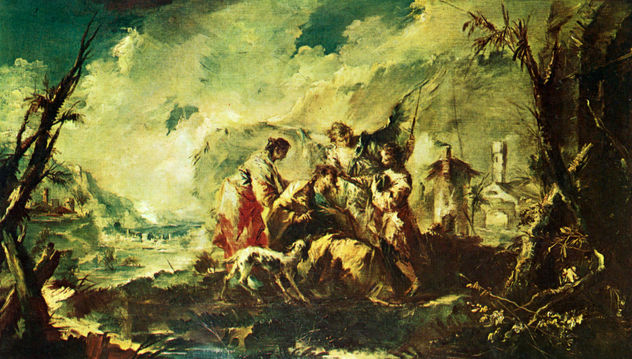 Serie de pinturas "Le Solennità Dogali", escena