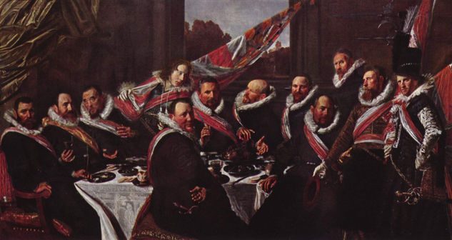 Banquete de los oficiales de la Cofradía de San Jorge de Haarlem 