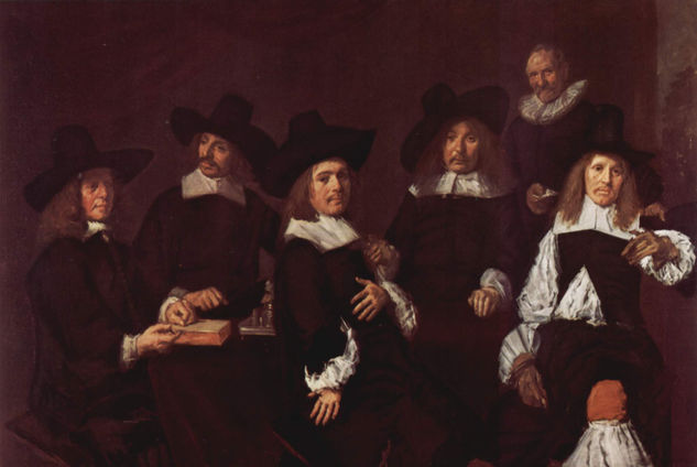 Retrato grupal de los regentes del Hospicio de Santa Isabel de Haarlem 