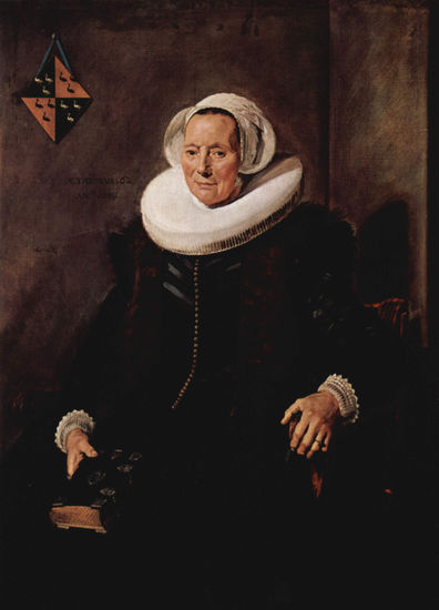 Portrait of Sara Wolphaerts van Diemen 