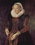 Portrait of a Woman About Forty Years Old with Folded Hands