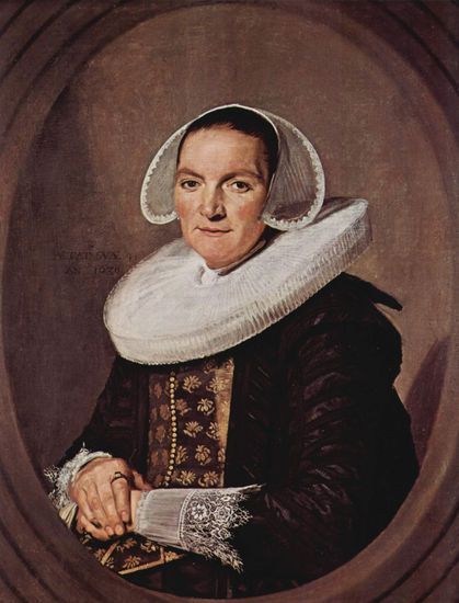 Portrait of a Woman with Lace Collar and Cap 