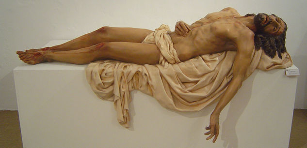 CRISTO YACENTE Carving Figurative