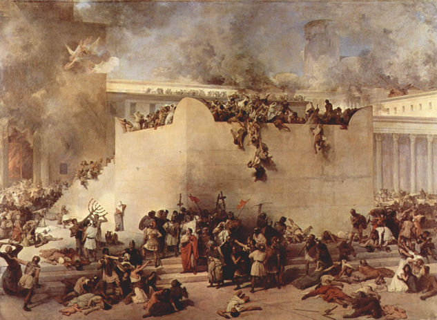 The Destruction of the Temple of Jerusalem, detail 