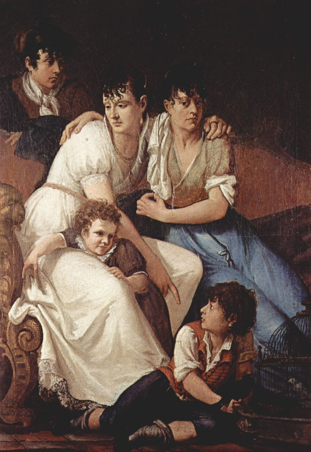 Serie de pinturas "Noches Sicilianas", Escena 1