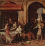 Gastmahl de Ester, Detalle